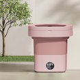 thumbnail image 6 of Foldable Portable Washing Machine, 8.5L Mini Washer with 3 Cleaning Modes & Dehydration for Underwear, Socks, Travel, Dorm, Apartment Use, 6 of 8