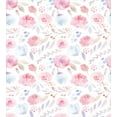 thumbnail image 3 of Ambesonne Watercolor Duvet Cover Sets, Delicate Spring Buds, 2-Twin, Pale Blue Pale Pink, 3 of 3