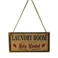 thumbnail image 1 of Laundry Room Help Wanted Wall Plaque Sign Hanging Wall Door Sign Decor Ornament, 1 of 5