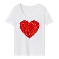 thumbnail image 3 of Camiseta para mujer con cuello redondo, camiseta básica elegante para el trabajo, uso diario, regalo para mujer S, 3 of 8