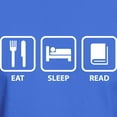 thumbnail image 3 of CafePress - Eat Sleep Read Dark T Shirt - Men's Classic Graphic Cotton T-Shirt, 3 of 4