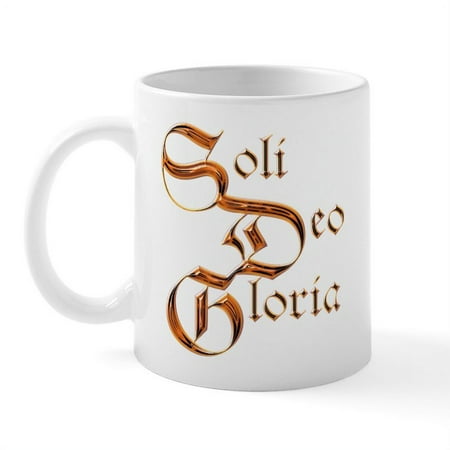 

CafePress - Soli Deo Gloria Mug (Reg.) - 11 oz Ceramic Mug - Novelty Coffee Tea Cup