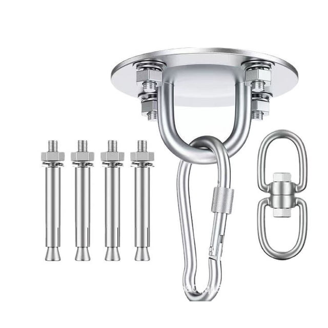 Kit para colgar hamaca, gancho para silla hamaca, correas para hamaca, columpio interior, columpio sensorial, saco de arena, yoga, gimnasio