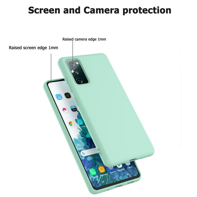 Rancase for Galaxy S20 FE 5G Case,Three Layer Heavy Duty Shockproof  Protection Hard Plastic Bumper +Soft Silicone Rubber Protective Case for  Samsung