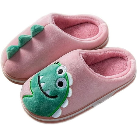 

Kids Dinosaur Slippers Girls Boys Slippers Memory Foam Comfy House Slippers Bedroom Home Slippers Winter Warm Indoor Shoes