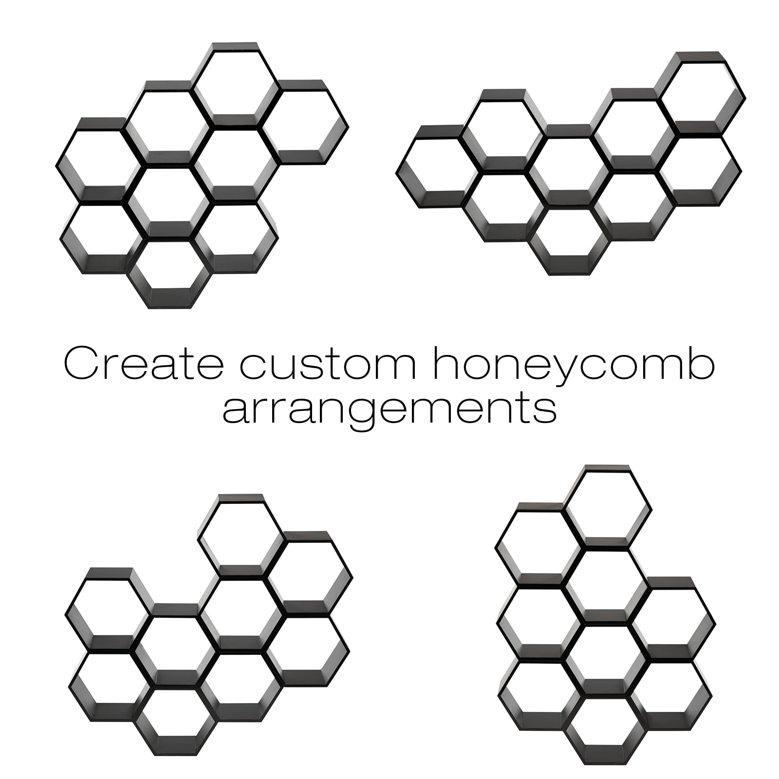 Excello Global Products Painted Honeycomb Toilet Paper Holder with Bees
