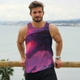 thumbnail image 6 of KLL Mystical Dragon Under Moon Print Men's Muscle Gym Workout Stringer Tank Tops Bodybuilding Fitness T-Shirts Tank Tops Men-XX-Large, 6 of 7
