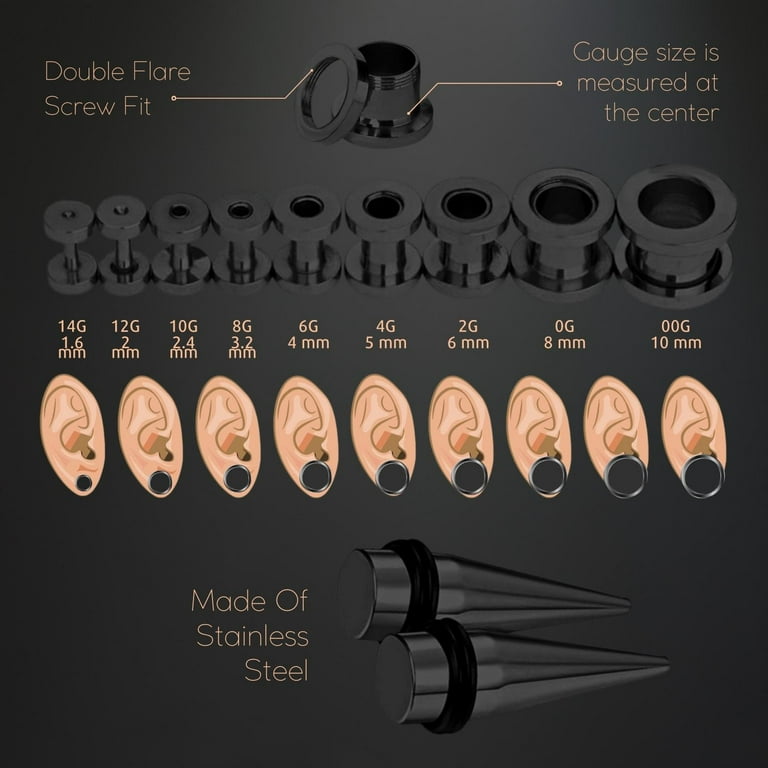 Gauge kit hotsell for ears