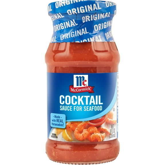 McCormick GOLDEN DIPT Kosher Seafood Cocktail Sauce, 8.0 fl oz Jar