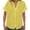 Yellow, variant on MDUKONU Womens Short Sleeve Shirts V Neck Collared Button Down Shirt Tops Light Purple XL
