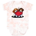 thumbnail image 3 of Inktastic Beagle Heartfelt Duo Boys or Girls Baby Bodysuit, 3 of 5