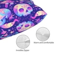 thumbnail image 3 of Sikiie colorful mushroom Skull rainbow Pillow Covers, Throw Pillow Case Cushion Covers,Cushion for Bedroom,Couch,Home-14"x20", 3 of 6