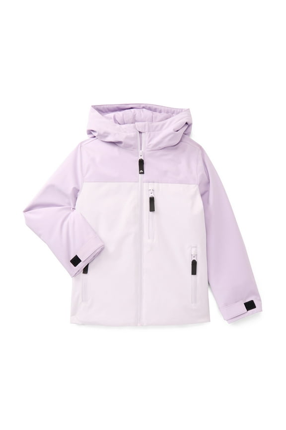 Girls Snow and Ski Hooded Zip-Up Jacket, Sizes 4-18
