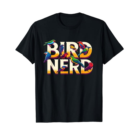 Bird Nerd Funny Birdwatching Birdwatcher Bird Lover T-Shirt