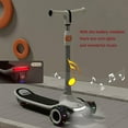thumbnail image 2 of Wadan Kick Scooter with Removable Seat and Adjustable Height – Front & Rear Lights, Music, and Light-Up Wheels for Ages 3–8, 2 of 8