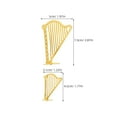 thumbnail image 2 of unbranded 20Ud Colgantes Lira Arpa Instrumento Musical Para Collares Dorado Vintage, 2 of 6