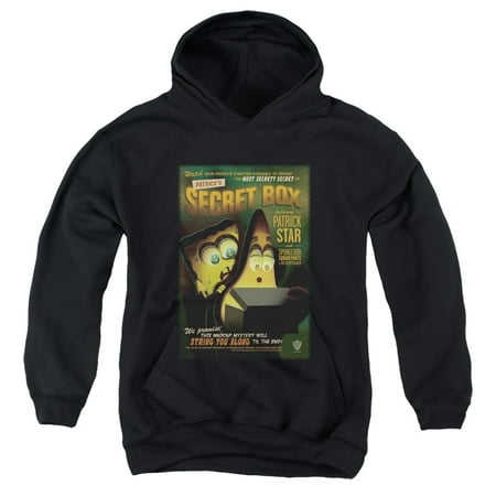 Spongebob Patrick's Secret Box Unisex Youth Pull-Over Hoodie