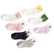 thumbnail image 4 of 7 pares de calcetines de algodón con estampado de frutas, de tubo medio, transpirables, para mujer (estampado variado), 4 of 7