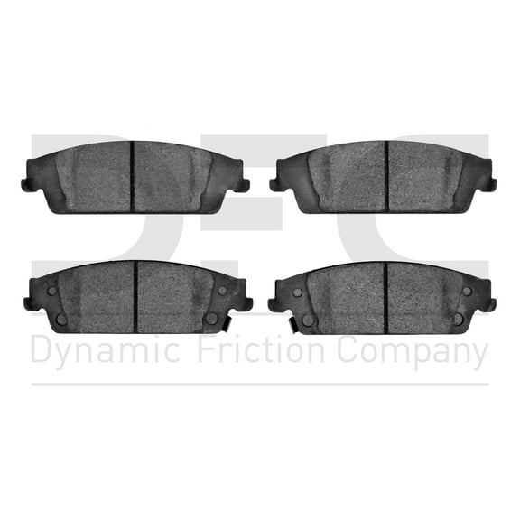 Dynamic Friction Company 5000 Advanced Brake Pads - Ceramic 1551-1194-10-Rear Set