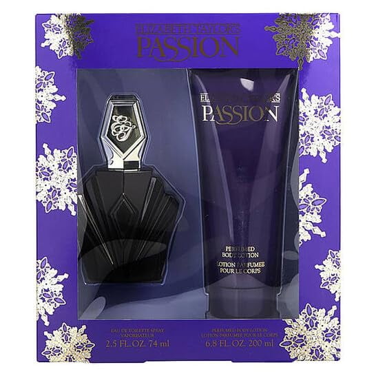 Set de regalo de perfume Elizabeth Taylor Passion para mujer 75 ml