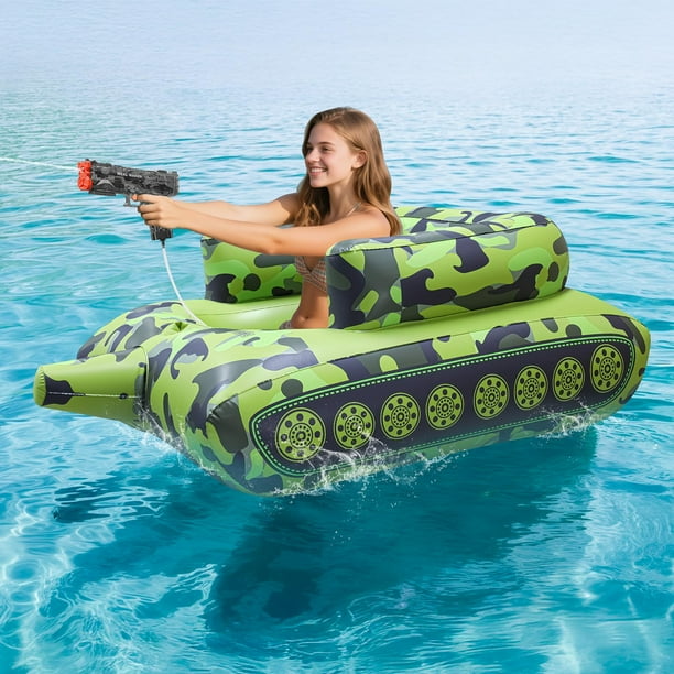 Pistola de agua eléctrica automática Pool Float YTKIH con flotadores de tanque