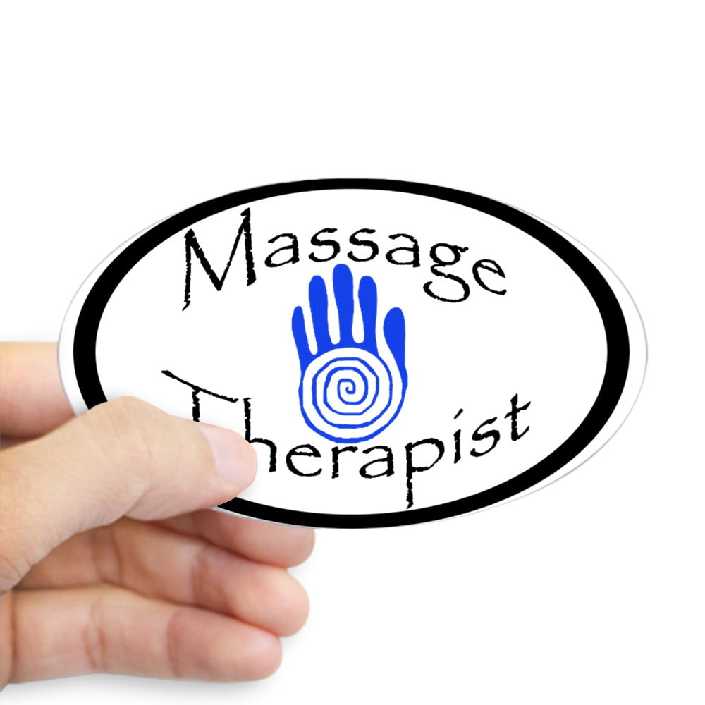 CafePress Massage Therapist Oval Sticker Sticker (Oval)
