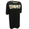 thumbnail image 2 of MJC Womens Disney's Mickey Mouse Leopard Logo Night Shirt (Medium), 2 of 2