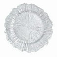 thumbnail image 2 of BalsaCircle 6 Silver 13" Acrylic Wooden Textured Round Reef Charger Plates, 2 of 8