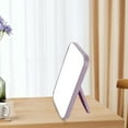 thumbnail image 6 of Makeup Mirror under $5! kkbbma Desktop Foldable Makeup Mirror Simple Portable Princess Mirror Square Makeup Mirror Small Mirror with Stand for Women, 6 of 6