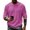 28# Hot Pink, variant on Waffle Shirts for Men Winter Casual Long Sleeve Lightweight Sweatshirt Fashion Athletic Tops Army Green 3XL