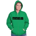 thumbnail image 3 of Genius Periodic Table Science Nerd Zip Up Hoodie Men's Women's Brisco Brands 2X, 3 of 6