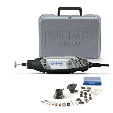 

Dremel 3000-2/28 Variable Speed Rotary Tool Kit 2 Attachments & 28 Accessories Perfect for Routing Metal Cutting Wood Carving and Polishing