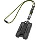 thumbnail image 1 of Porta Credencial LIUGX con Textura de Fibra de Carbono con Cordón y Clip, 1 of 8