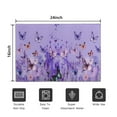 thumbnail image 5 of Purple Butterfly Flower Pattern Door Rugs,Washable Non Slip Door Mats Indoor,Decorative Door Mats,Entry Mat Indoor for Entrance,Bedroom,Kitchen,Bathroom,16"x24", 5 of 6
