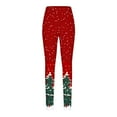 thumbnail image 7 of Roncen Roncen Women's Christmas Printed Yoga Leggings - Stretchy High-Waisted Casual Pants for Holiday & Workout, 7 of 7