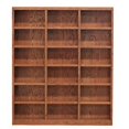 thumbnail image 4 of Home Square Adjustable Shelves Standard Bookcases, Wood Oak, 10.63x72x84 in, 458 lb, 4 of 6