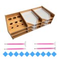 thumbnail image 1 of Herramientas de pintura de diamantes de madera Bandeja de almacenamiento Estante multicapa de bricolaje FleinngHoz JD711084062, 1 of 7