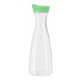 thumbnail image 1 of Oggi Carafe, 1.6-Liter, Clear, Green Lid, 1 of 4