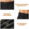 thumbnail image 6 of liyiyiyia Cargo for Men Shorts Hiking Casual Summer Shorts Men Travel Golf Camping with 10 Pockets Black 40 (No Belt), 6 of 8