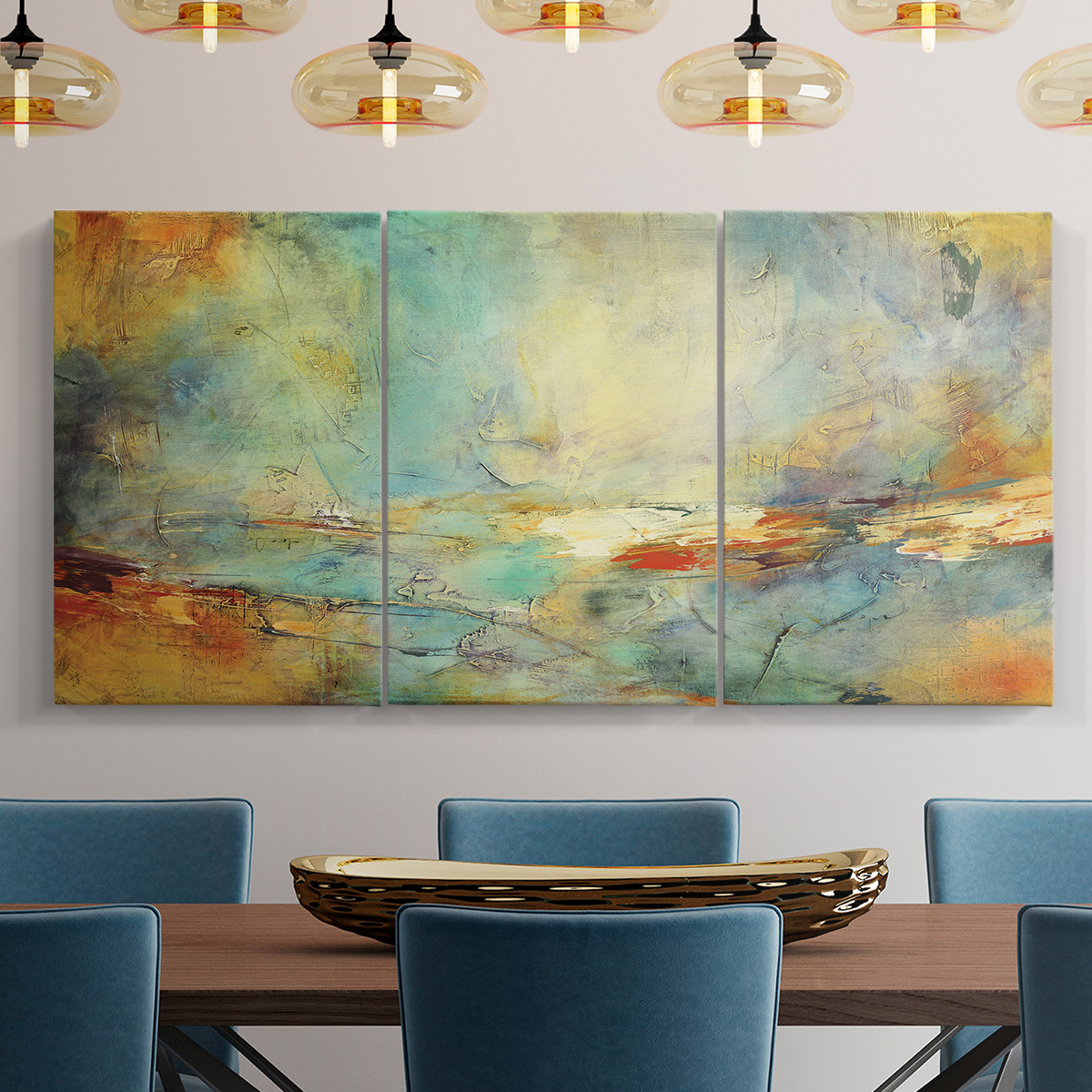 Wexford Home Eternidad - 32" x 64" Multi-Piece Canvas Art, Ready to Hang