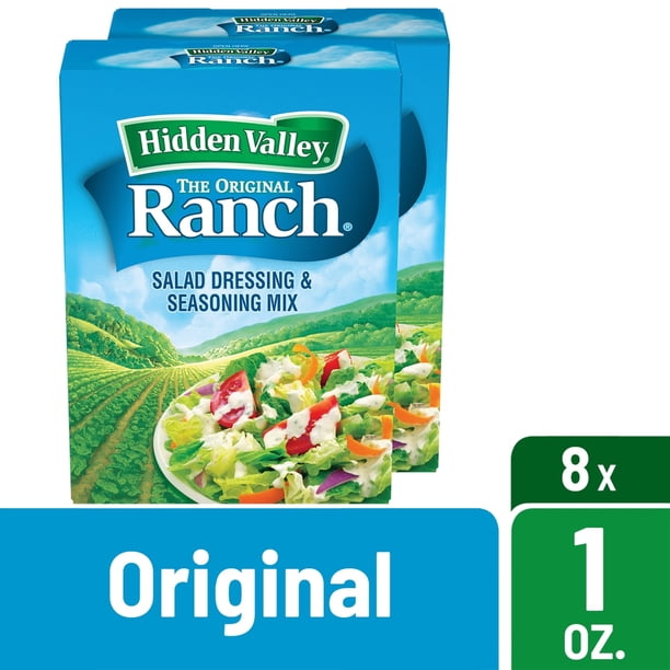 Hidden Valley Original Ranch Dips Mix, Gluten Free 8 Packets