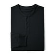 thumbnail image 3 of Lands' End Men's Super-T Long Sleeve Henley Shirt, 3 of 3