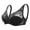 Black, variant on Bigersell Strappy Sports Bra Womens Solid Lace Lingerie Bras Underwear Bralette Bras Comfortable Bra Women Size Training Bra for Girls, Style 9069, White 38C