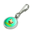 thumbnail image 2 of Chicken in Profile Antiqued Charm Clothes Purse Suitcase Backpack Zipper Pull Aid, 2 of 4