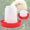thumbnail image 3 of Maytalsory Convenient Chicken Feeder Geese Chook Hen Stable Adjustable Blanking Bucket Drinking 1Set, 3 of 6