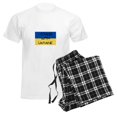 thumbnail image 6 of CafePress - I Stand With Ukraine Pajamas - Men's Light Loose Fit Cotton Pajama Set, 6 of 7