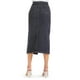 thumbnail image 3 of Falda de mezclilla con cierre Roman Fashion/ Juvenil, 4025 (Mezclilla tono escuro) gris oscuro CH, 3 of 4