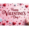thumbnail image 4 of LUUFILx Valentine's Day Heart Shaped Banner Background for Party Decorations Romantic Backdrop Celebration Decors Gift Props Photography Valentine's, 4 of 8