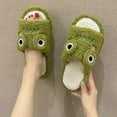 thumbnail image 3 of Cute Frog Slipper Girls Winter Warm Cartoon Animal home Slippers, 3 of 4