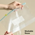 thumbnail image 4 of 15Pcs Food Freezer Bags BPA Free Leakproof Wide Application Good Sealing Moisture-proof Fresh-keeping Food-Grade Reusable Food Freezer Bags Kitchen Organizer, 4 of 8